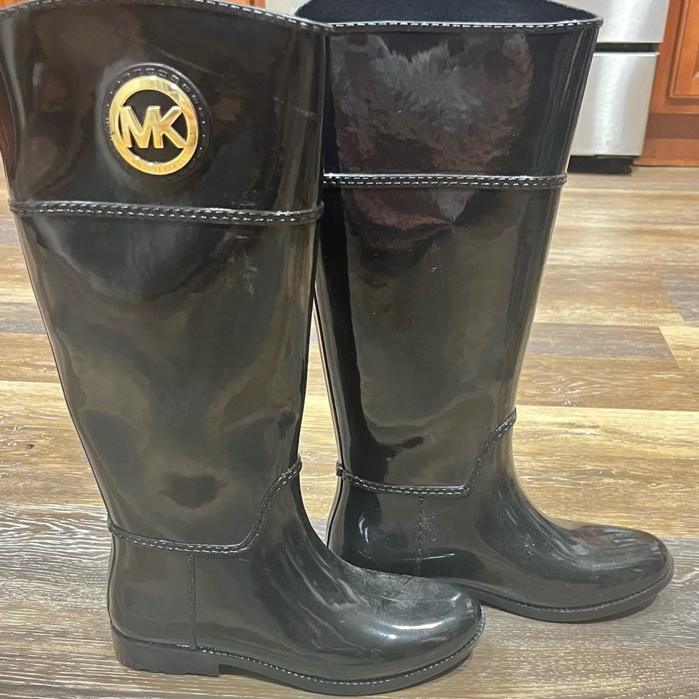 MK tall rain boots